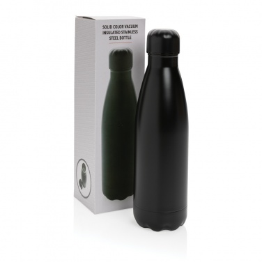Logo trade promotional items picture of: Solid colour vacuum stainless steel bottle 500 ml