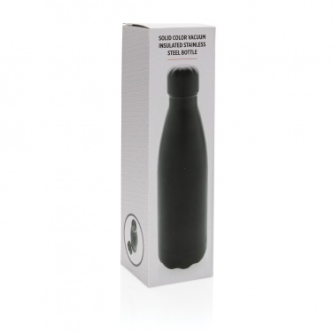 Logotrade advertising products photo of: Solid colour vacuum stainless steel bottle 500 ml