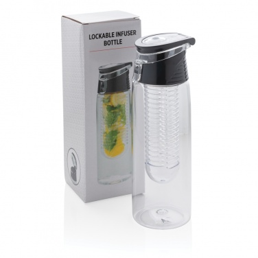 Logo trade corporate gifts image of: Lockable infuser bottle