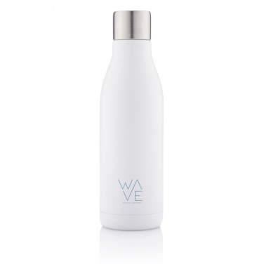 Logo trade promotional merchandise photo of: UV-C steriliser vacuum stainless steel bottle