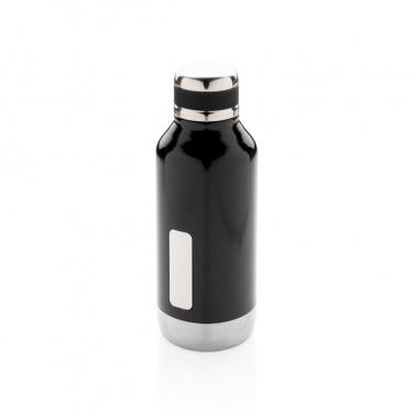Logotrade promotional gift picture of: Leak proof vacuum bottle with logo plate
