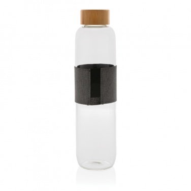 Logotrade corporate gift picture of: Impact borosilicate glass bottle with bamboo lid