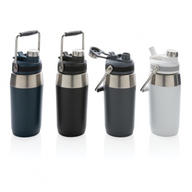 Logo trade promotional giveaways picture of: Vacuum stainless steel dual function lid bottle 500ml