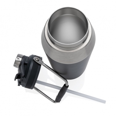 Logo trade business gift photo of: Vacuum stainless steel dual function lid bottle 1L