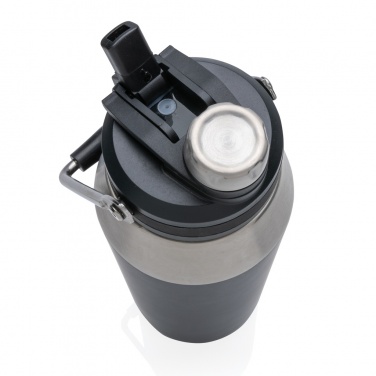 Logo trade promotional products picture of: Vacuum stainless steel dual function lid bottle 1L
