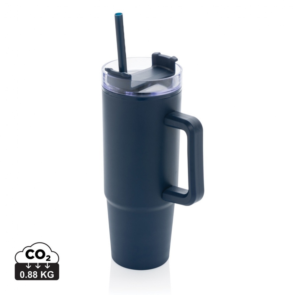 Logotrade business gift image of: Tana RCS plastic tumbler with handle 900ml