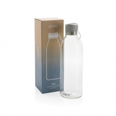 Logotrade promotional products photo of: Avira Atik RCS Recycled PET bottle 1L