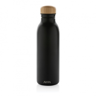 Logo trade promotional gifts image of: Avira Alcor RCS Re-steel single wall water bottle 600 ML