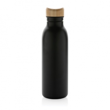 Logo trade promotional merchandise photo of: Avira Alcor RCS Re-steel single wall water bottle 600 ML