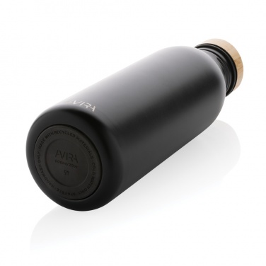 Logo trade advertising products picture of: Avira Alcor RCS Re-steel single wall water bottle 600 ML