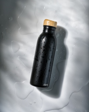 Logo trade promotional products picture of: Avira Alcor RCS Re-steel single wall water bottle 600 ML