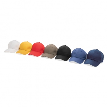 Logo trade corporate gifts picture of: Impact 6 panel 280gr Recycled cotton cap with AWARE™ tracer