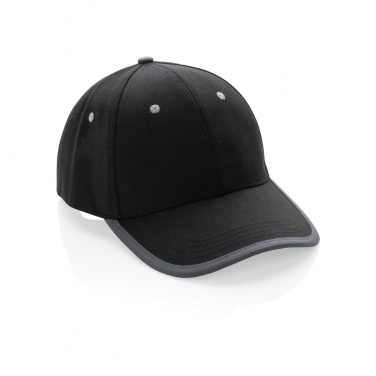 Logo trade corporate gift photo of: Impact AWARE™ Brushed rcotton 6 panel contrast cap 280gr
