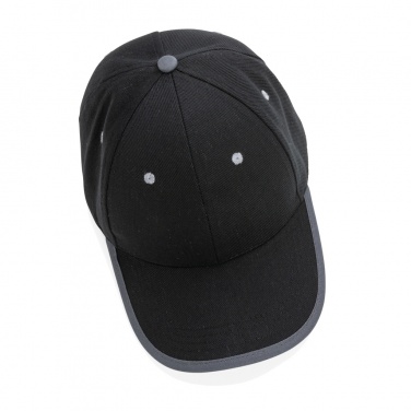 Logo trade promotional products picture of: Impact AWARE™ Brushed rcotton 6 panel contrast cap 280gr