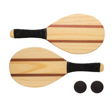 Logotrade promotional merchandise photo of: Wooden frescobol tennis set