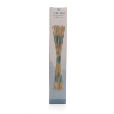 Logo trade promotional merchandise image of: Bamboo giant mikado set