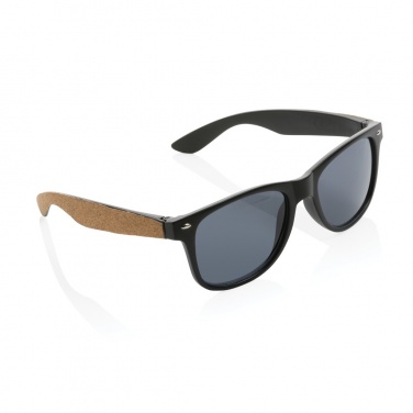 Logo trade advertising products picture of: GRS recycled PC plastic sunglasses with cork