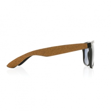 Logo trade business gift photo of: GRS recycled PC plastic sunglasses with cork