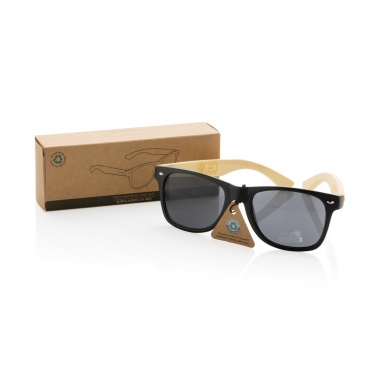 Logotrade advertising products photo of: Bamboo and RCS recycled plastic sunglasses
