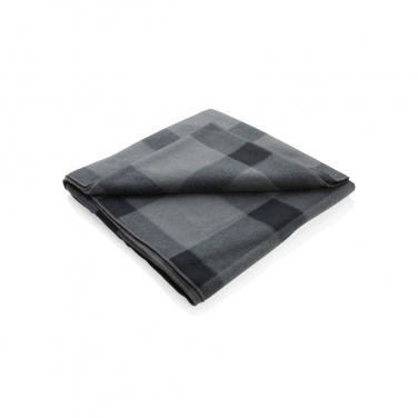 Logo trade corporate gift photo of: Soft plaid fleece blanket