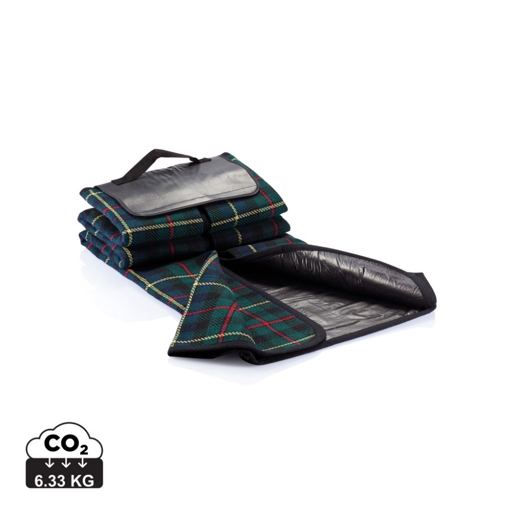 Logo trade promotional gift photo of: Tartan picnic blanket