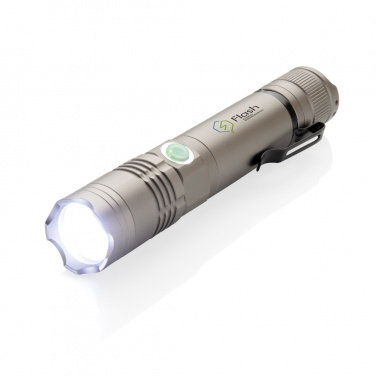 Logo trade promotional items picture of: Rechargeable 3W flashlight