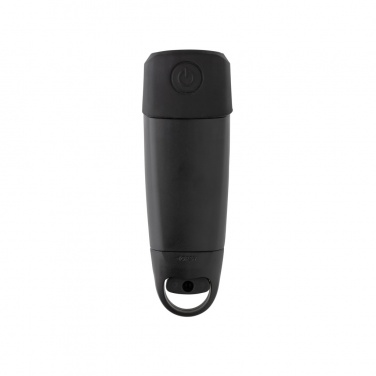 Logo trade promotional gifts picture of: Lightwave RCS rplastic USB-rechargeable torch with crank