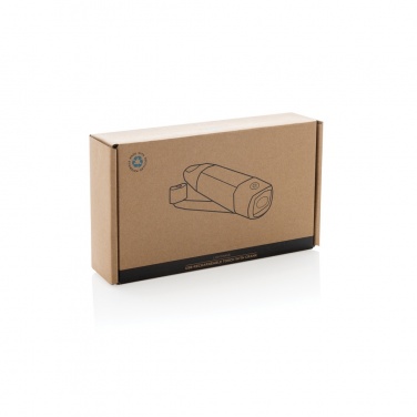 Logo trade advertising products image of: Lightwave RCS rplastic USB-rechargeable torch with crank