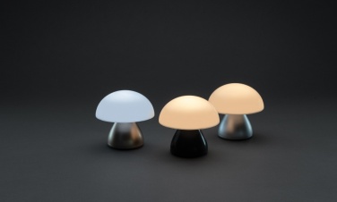 Logotrade promotional gift image of: Luming RCS recycled plastic USB re-chargeable table lamp