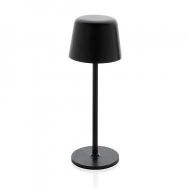 Logo trade promotional giveaway photo of: Zenic RCS recycled plastic USB re-chargable table lamp