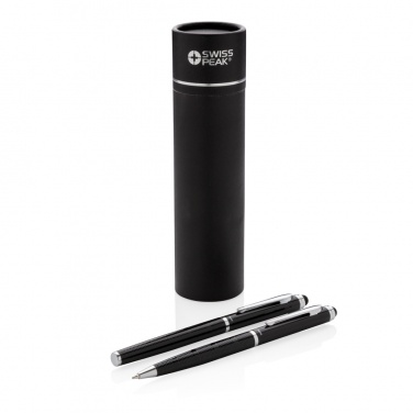 Logo trade promotional gifts image of: Swiss Peak deluxe pen set
