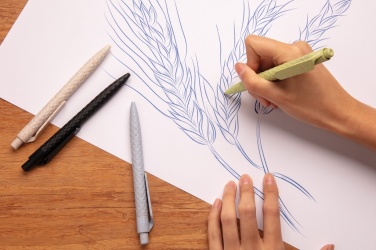 Logo trade corporate gifts image of: Wheat straw pen