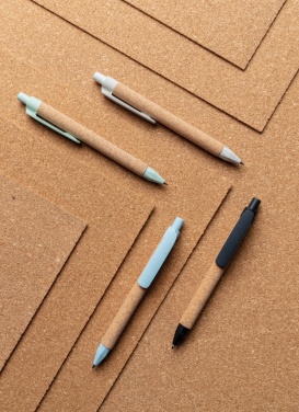 Logotrade promotional product image of: Write wheatstraw and cork pen