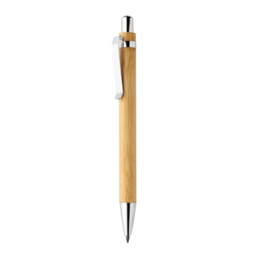 Logo trade promotional merchandise image of: Pynn bamboo infinity pen