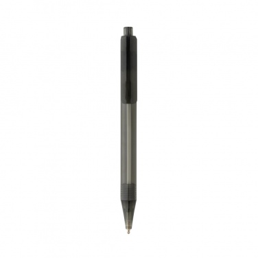Logo trade corporate gifts picture of: GRS RPET X8 transparent pen