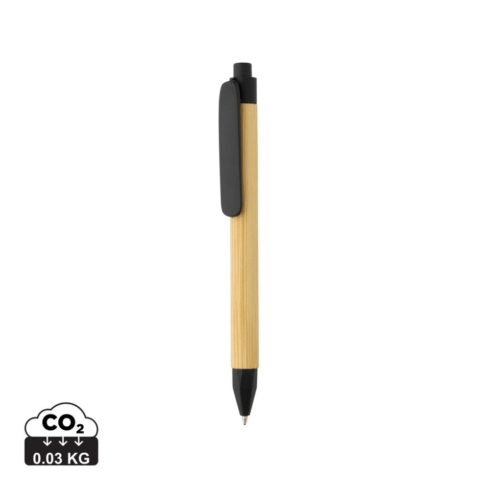 Logotrade promotional product picture of: Write responsible recycled paper barrel pen