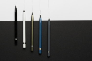 Logo trade promotional giveaway photo of: Aluminum inkless pen with eraser
