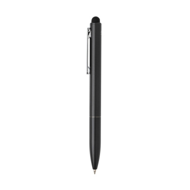 Logo trade promotional giveaway photo of: Kymi RCS certified recycled aluminium pen with stylus