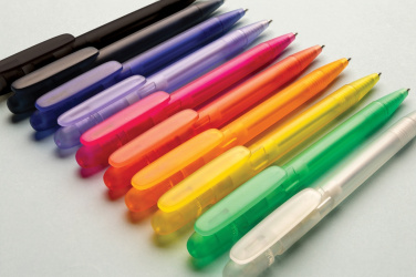 Logotrade promotional item image of: Devin GRS certified RABS pen transparent