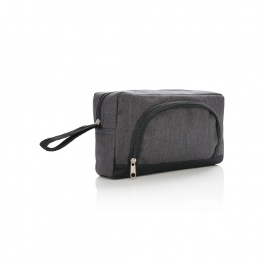 Logo trade business gift photo of: Classic two tone toiletry bag