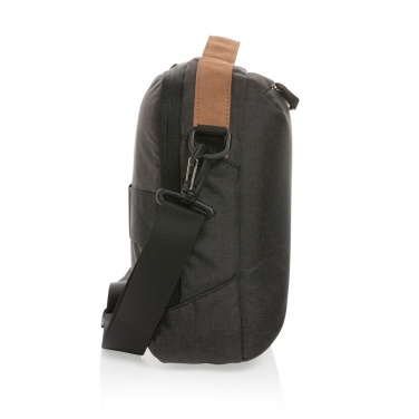 Logo trade promotional products image of: Impact AWARE™ 300D two tone deluxe 15.6" laptop bag