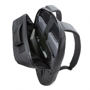 Logotrade promotional items photo of: Fashion black 15.6" laptop backpack PVC free