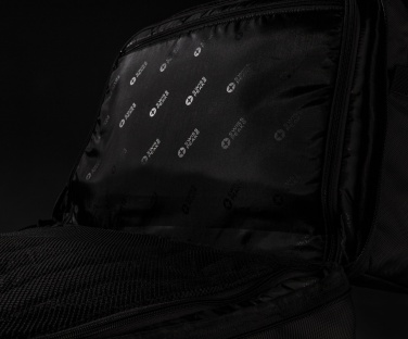 Logo trade promotional gifts picture of: Swiss Peak RFID duffle with suitcase opening
