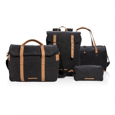 Logotrade promotional gift image of: Canvas laptop backpack PVC free