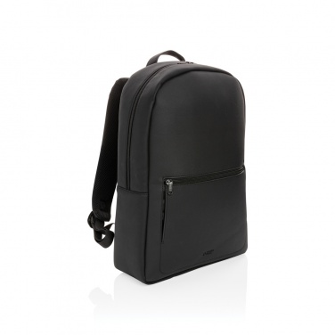 Logo trade promotional gift photo of: Swiss Peak deluxe PU laptop backpack PVC free