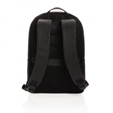 Logotrade promotional giveaway picture of: Swiss Peak deluxe PU laptop backpack PVC free