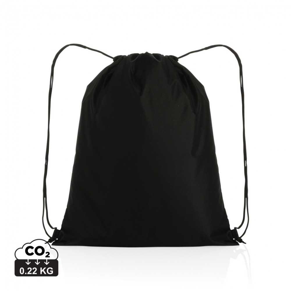 Logo trade promotional giveaways picture of: Impact AWARE™ RPET 190T drawstring bag