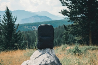 Logotrade promotional giveaways photo of: Dillon AWARE™ RPET foldable classic backpack