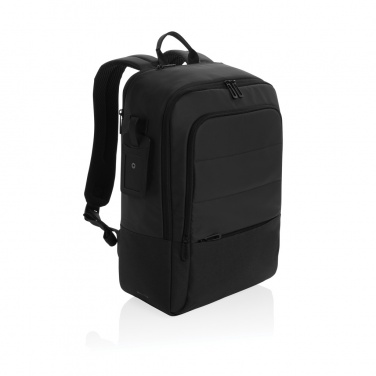 Logo trade promotional giveaways picture of: Armond AWARE™ RPET 15.6 inch deluxe laptop backpack