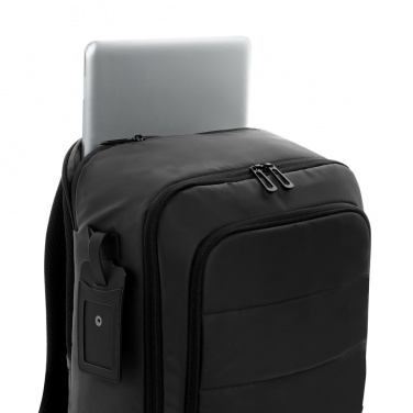 Logo trade promotional item photo of: Armond AWARE™ RPET 15.6 inch deluxe laptop backpack